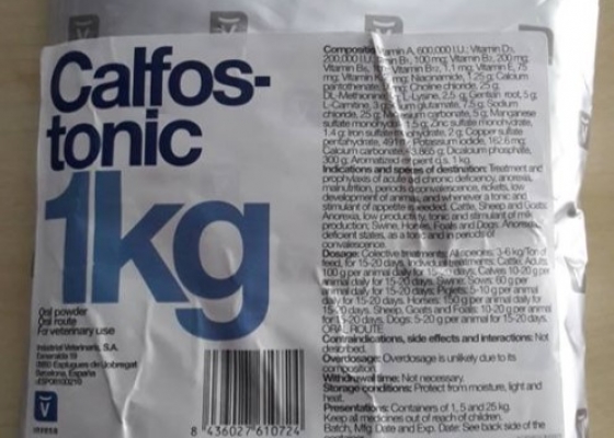  CALFOSTONIC || BỔ SUNG VITAMIN VÀ KHOÁNG CHẤT || HÓA CHẤT THỦY SẢN