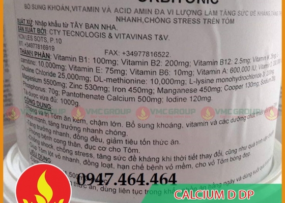 KHOÁNG ORBITONIC || HÓA CHẤT THỦY SẢN