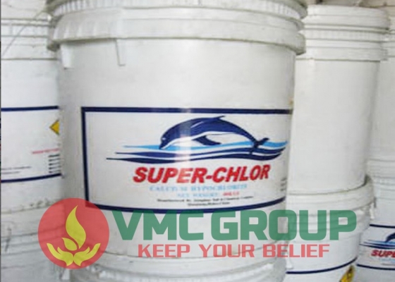 Clorin Trung Quốc 70% || Super Chlor xô tròn || Ca(OCl)2 || HÓA CHẤT THỦY SẢN