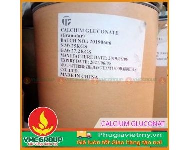 CALCIUM GLUCONATE || C₁₂H₂₂CaO₁₄ || E578 || PHỤ GIA BỔ SUNG CANXI THỰC PHẨM
